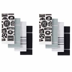 Town & Country Culinary Classics - Eight Piece Kitchen Towel Set - Bake Goods
